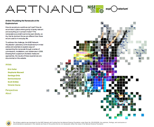 ArtNano: New Approaches for Visualizing the Nanoscale