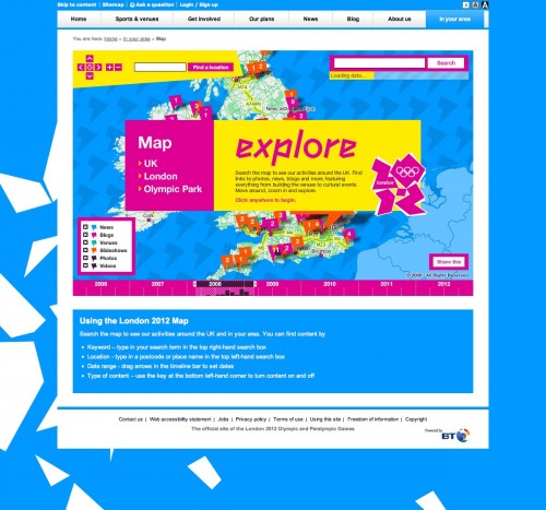 map of 2012. New Maps at London2012.com